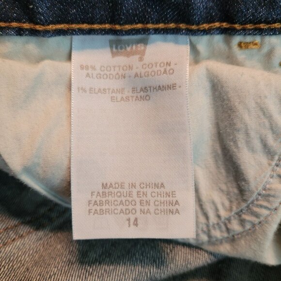 Levi's Jeans Size 14 Slender 526 Bootcut Open Button Flap Mid Rise Western - Picture 6 of 12